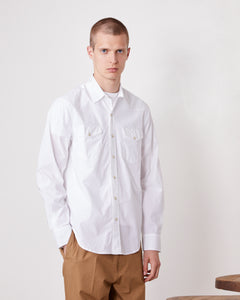 Maverick white cotton poplin 2 - Miniature 2