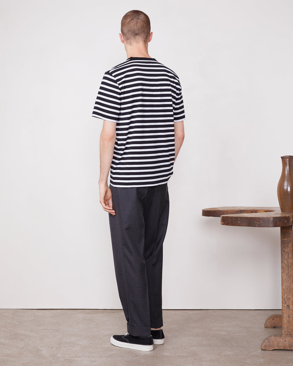 Ss tee stripe organic cotton 3 - Image 3