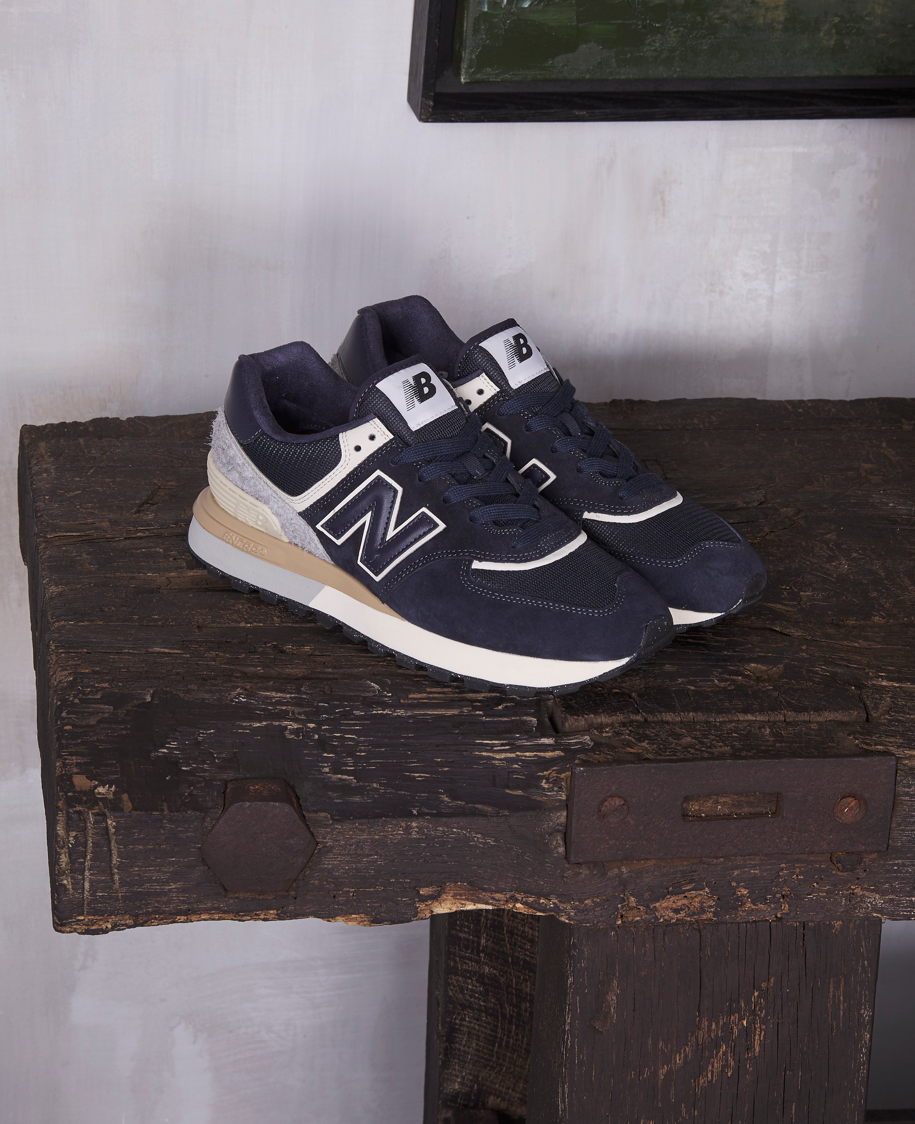 New balance 574 clearance dames navy